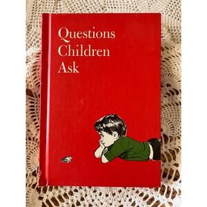 Vintage 'Questions Children Ask' Hardcover Book: 1982 Educational Science